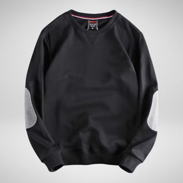 Londelle | American Retro Patch Sleeve Sweatshirt