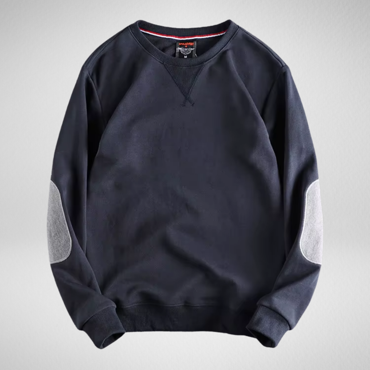 Londelle | American Retro Patch Sleeve Sweatshirt