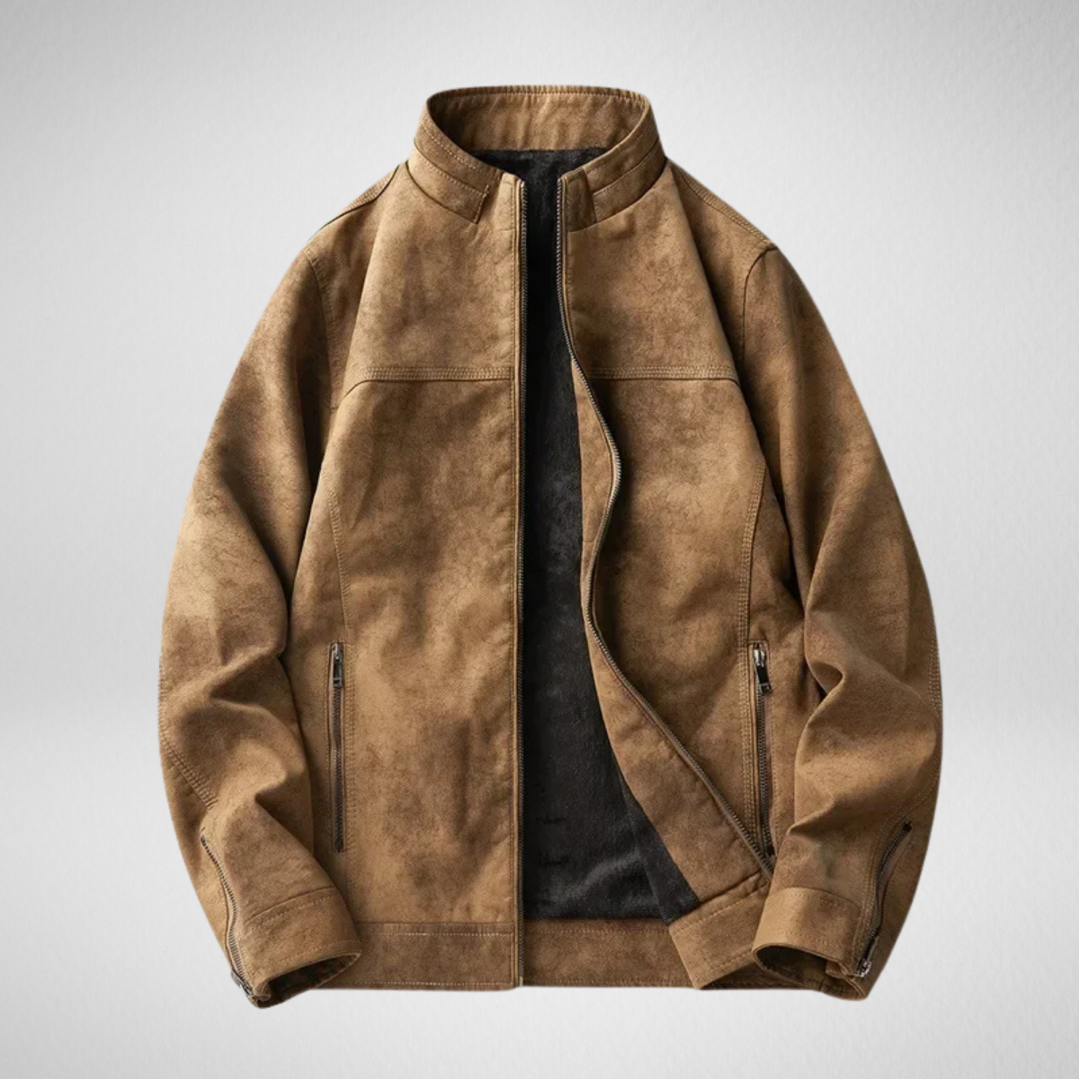 Londelle | Fleece Lined Leather Jacket