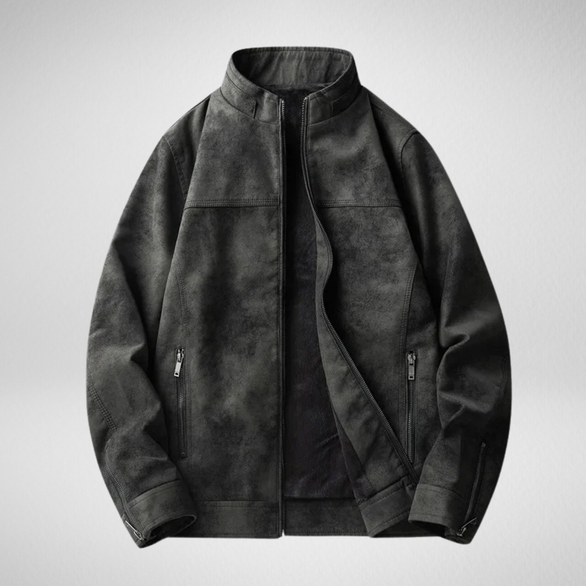 Londelle | Fleece Lined Leather Jacket