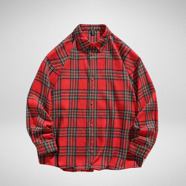 Londelle | Vintage Plaid Loose Shirt