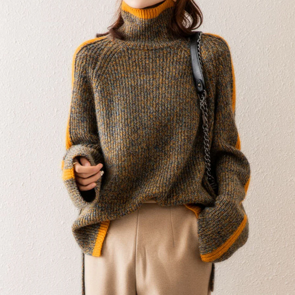 Londelle | Knitted Cashmere Roll Neck Sweater