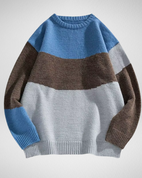 Londelle | Three-Color Knit Sweater