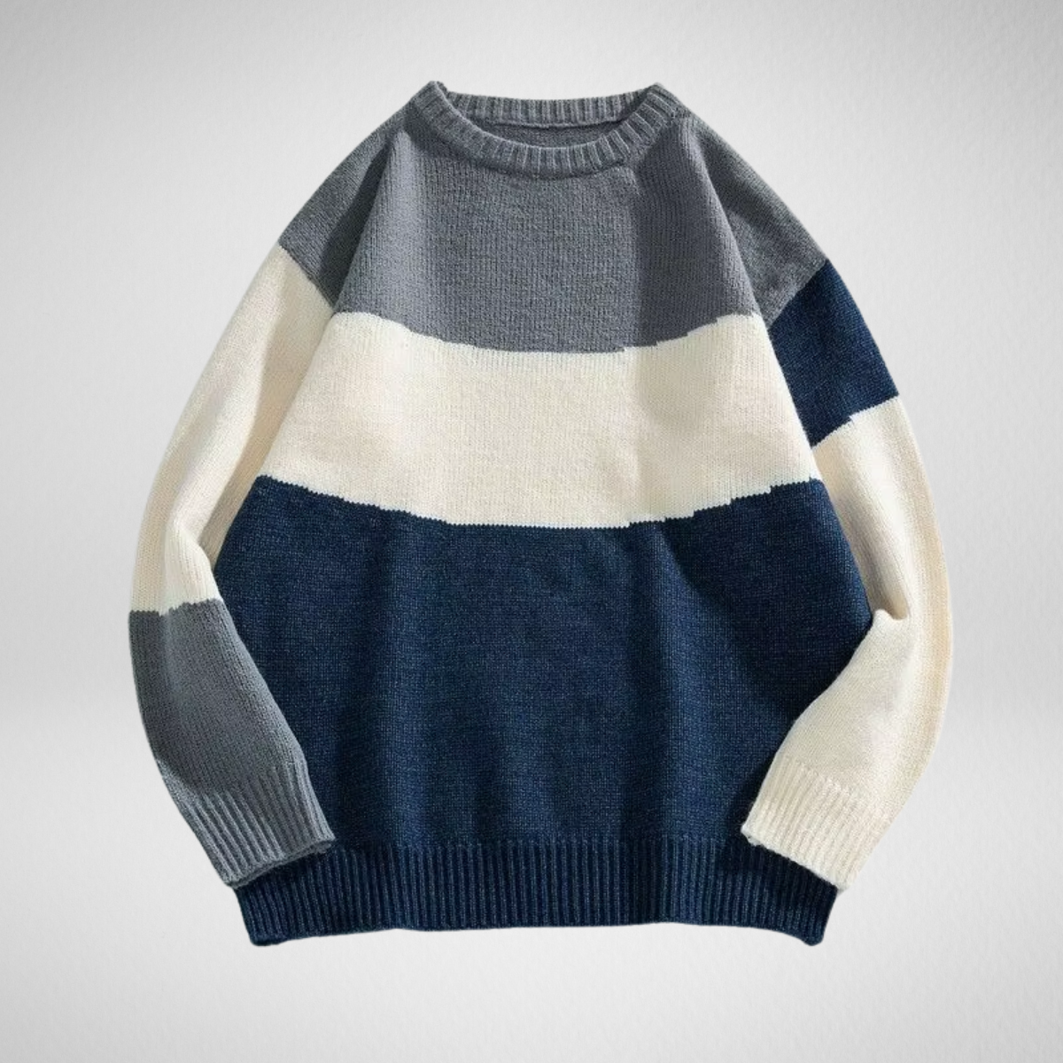 Londelle | Three-Color Knit Sweater