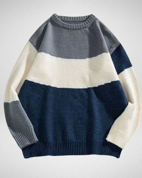 Londelle | Three-Color Knit Sweater